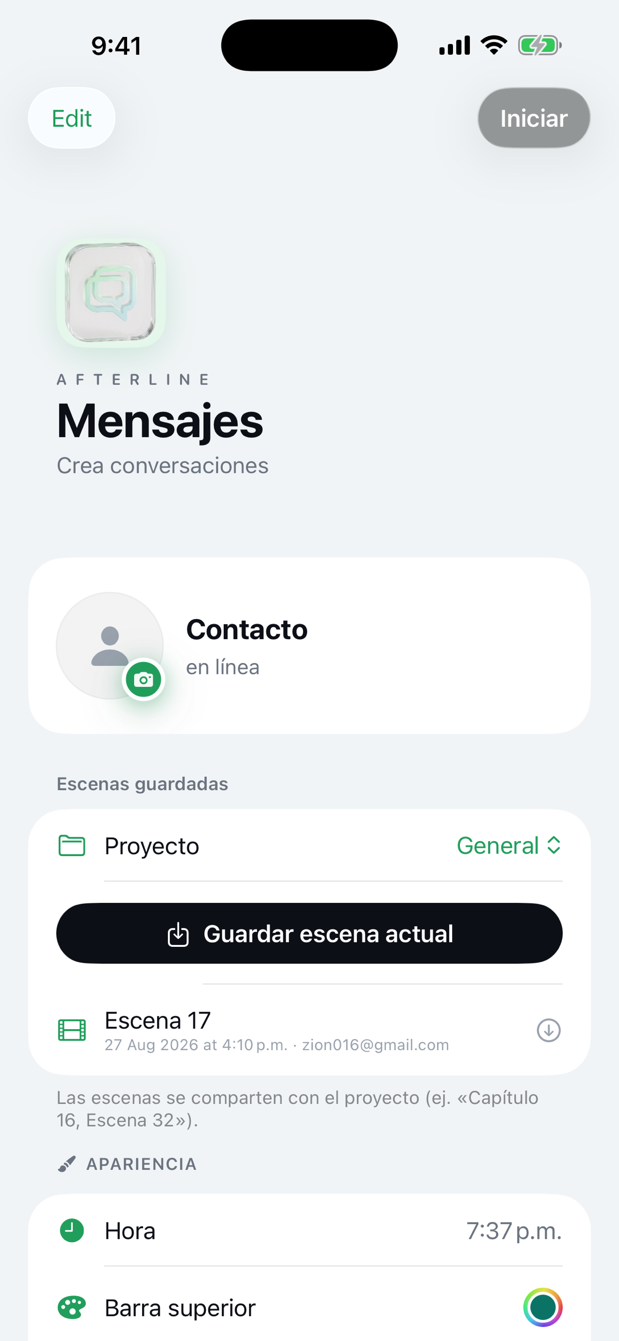 Herramienta en uso